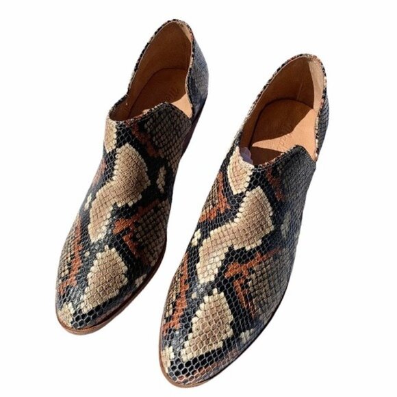 Madewell Snake Print Ankle Bootie - Picture 7 of 7